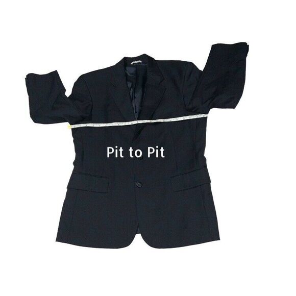 Vitale Barberis Canonico CHIAVARI 2Button Jacket  Super 100sNAVY 42R - Picture 4 of 12